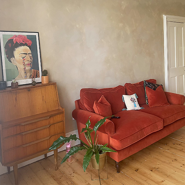 Cooksbridge 3 Seater Sofa in Aquavelvet Henna